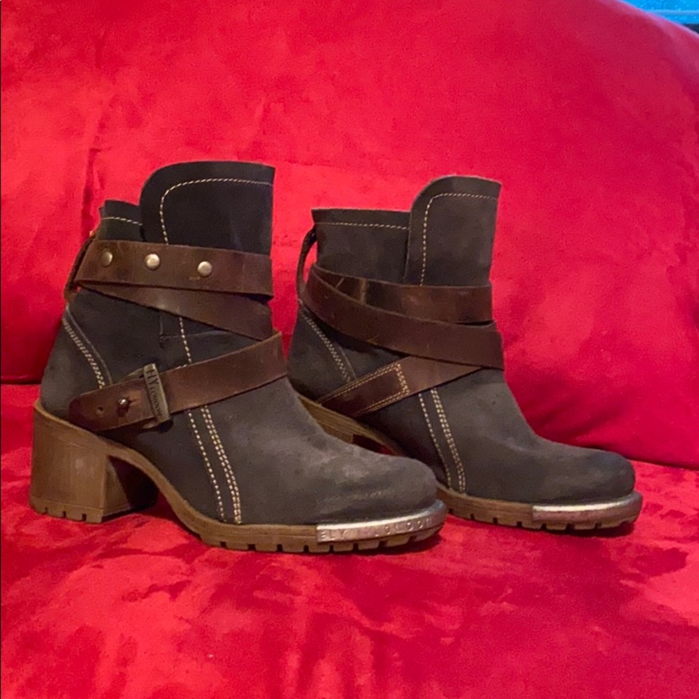 Fly London Suede Ankle Boots